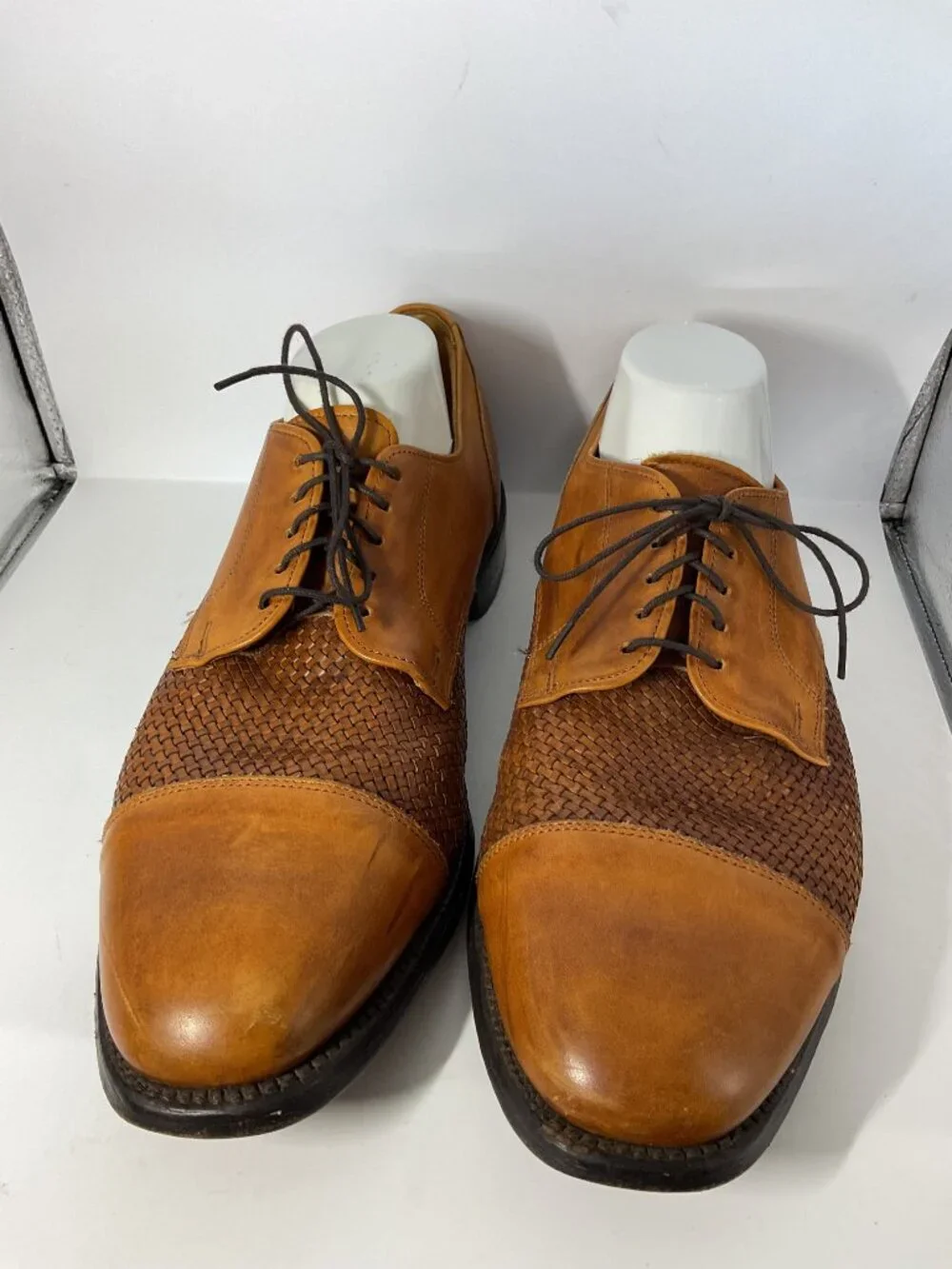 Allen Edmonds “Lauderdale” Woven Cap Toe Oxford Dress Shoes – Made in USA - Picture 5 of 11